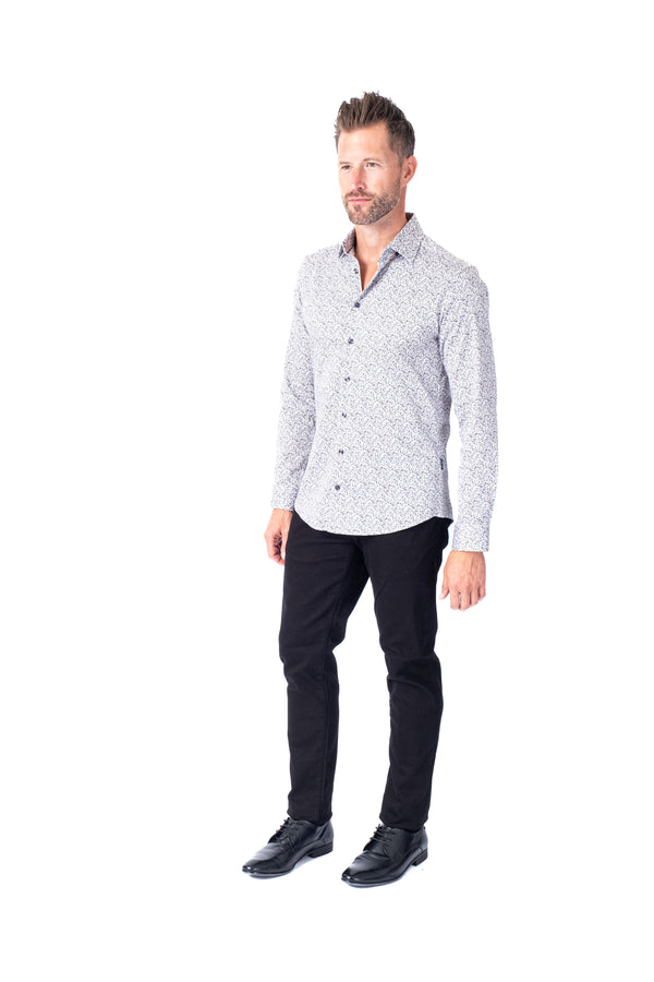 horst dress shirts Horst Stretch Solid Shirt Slim Fit In Black