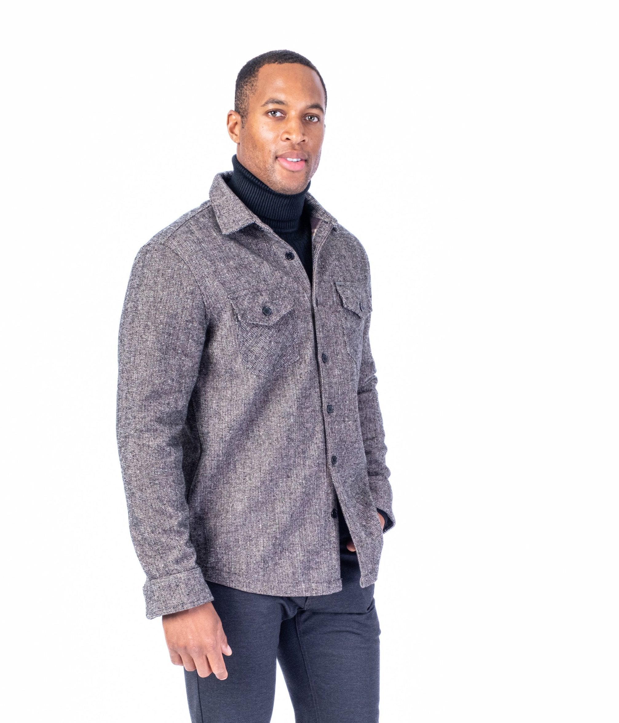 Twill Shirt Jacket