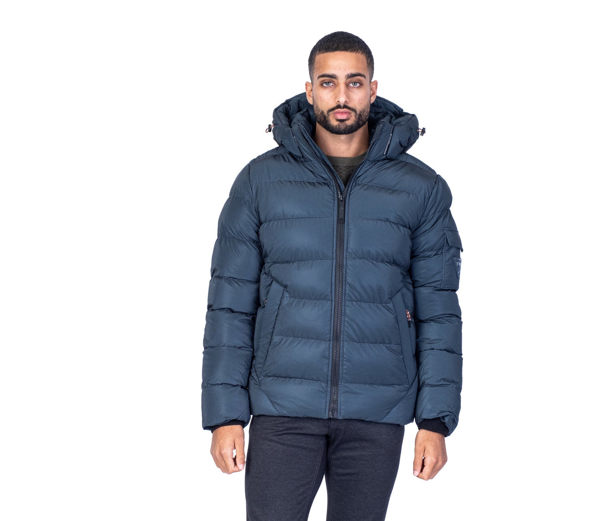 Matte Shine Puffer Coat (-30 Degree Rated) - Blue – Stars & Strauss