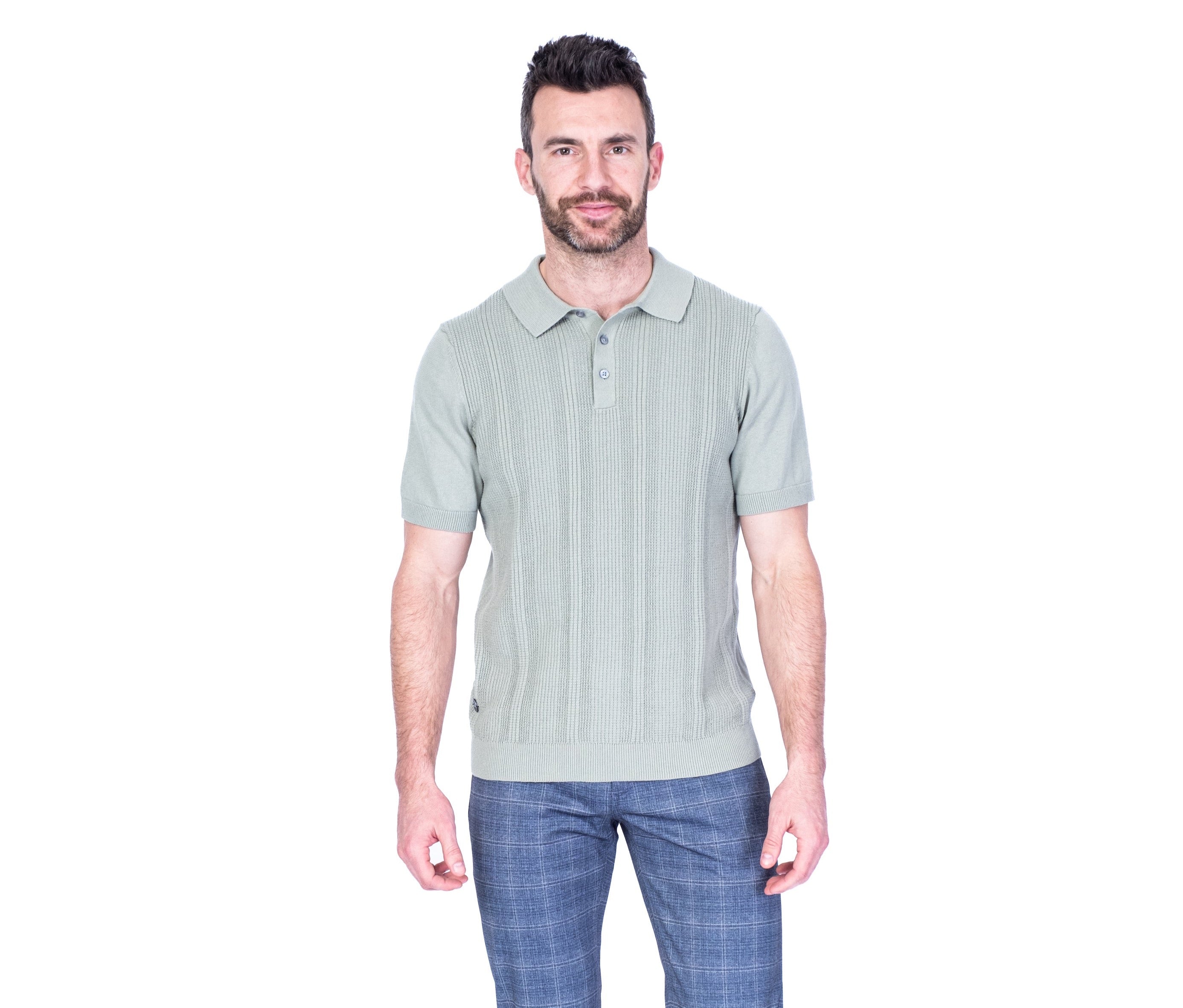 Tonal Stripe Polo