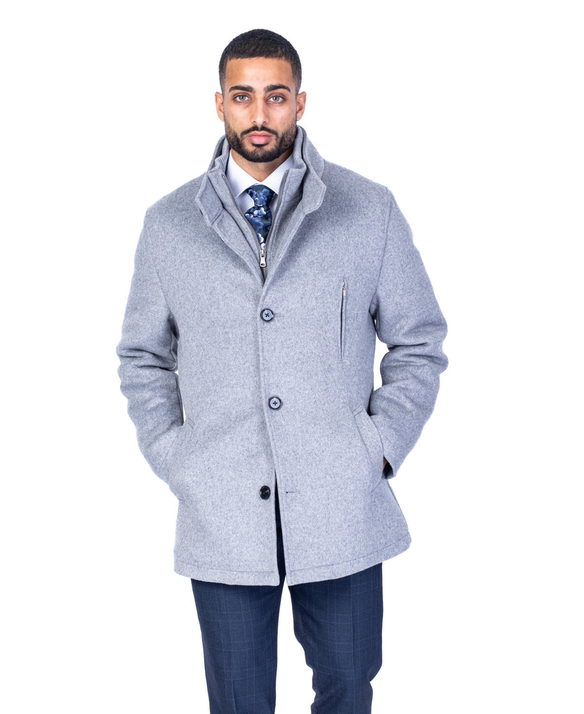 Light blue cheap car coat