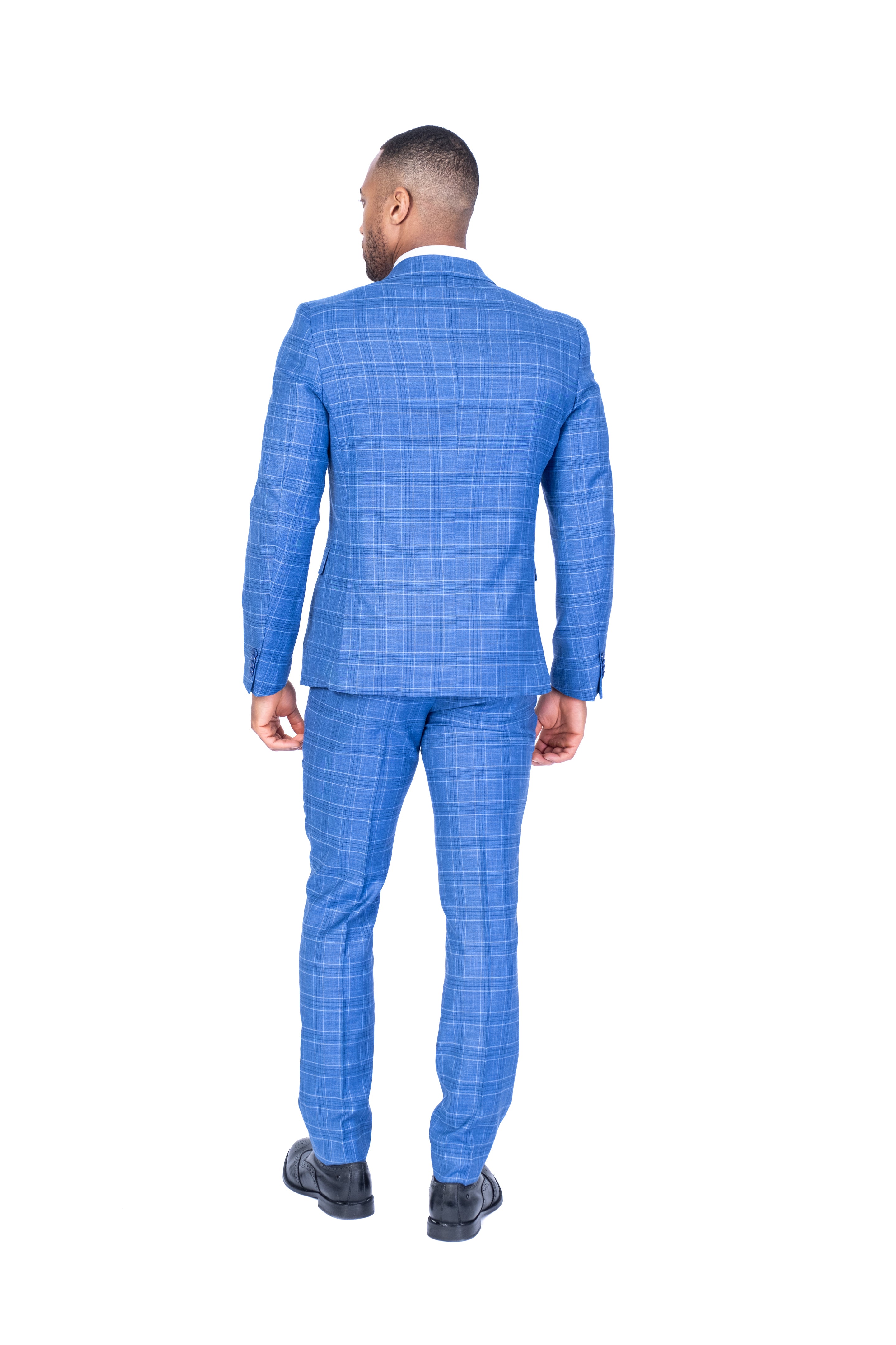 Modern Slim Check Suit